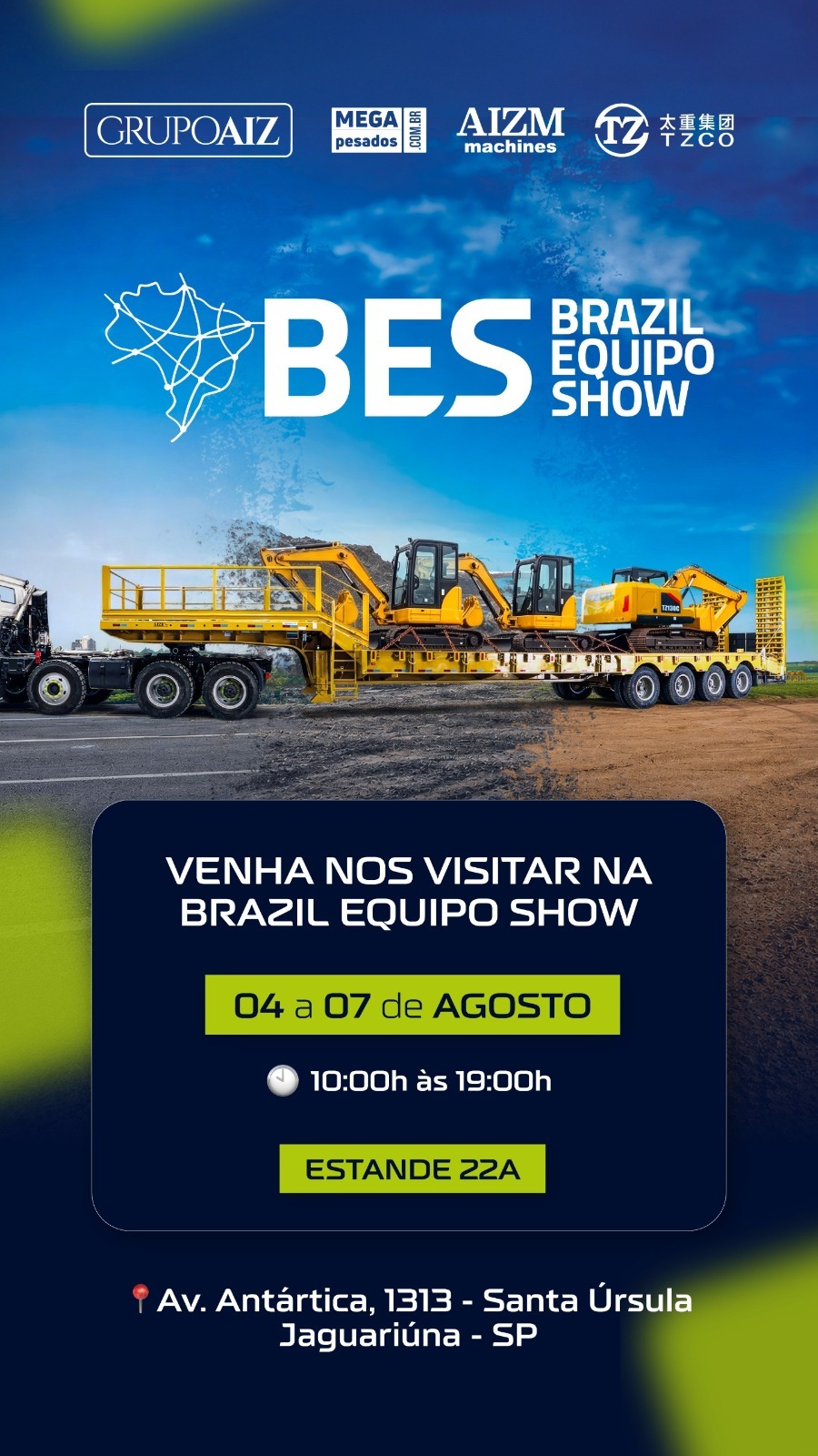 GRUPO AIZ NA FEIRA BRAZIL EQUIPO SHOW – JAGUARIÚNA – SP